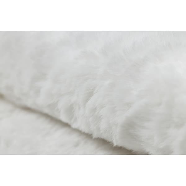 Moderne vask tæppe SHAPE 3148 Stjerne shaggy - elfenben plys, anti-slip , 80x80 cm