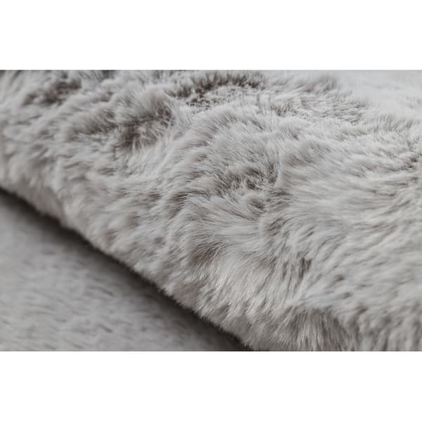 Moderni pesu matto SHAPE 3148 Tähti shaggy - harmaa muhkea liukastumisenesto, 80x80 cm