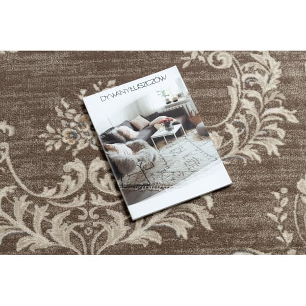 Matto NAIN Ornamentti, kehys 7694/51922 beige / ruskea, 80x150 cm