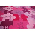 Miniatyrbild 4 av 5: Matta PUZZLE lila, 100x200 cm