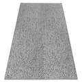 Miniatyrbillede 1 af 5: TÆPPER - FOREDRAG CASABLANCA grå, 100x300 cm