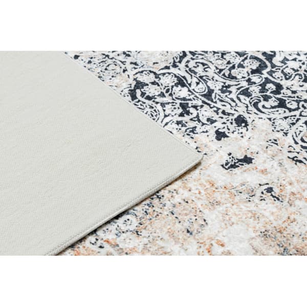 ANDRE 1016 tvättmatta Prydnad, årgång halkskydd - beige, 80x150 cm