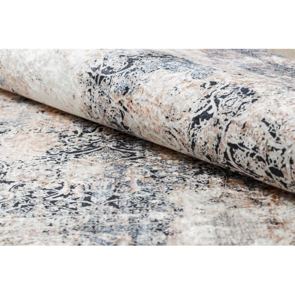 ANDRE 1016 matto Ornamentti, vuosikerta liukumaton - beige, 160x220 cm