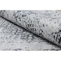 Miniatyrbillede 5 af 5: ANDRE 1072 tæppe skal vaskes Roset, årgang skridsikker - hvid / sort, 80x150 cm