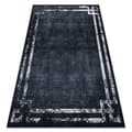 Pikkukuva 1 / 5: ANDRE 1486 matto Kehys, vintage liukumaton - musta / valkoinen, 80x150 cm