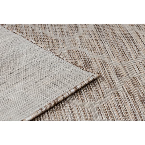 Matta SISAL PATIO 3069 Marockansk spaljé Platta vävda - naturlig, beige, 155x220 cm