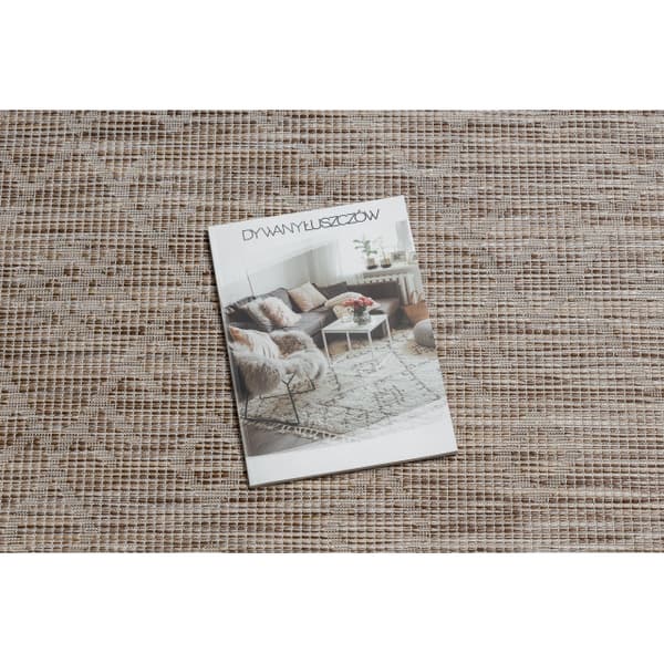 Matta SISAL PATIO 3077 Boho Platta vävda - naturlig, beige, 117x170 cm