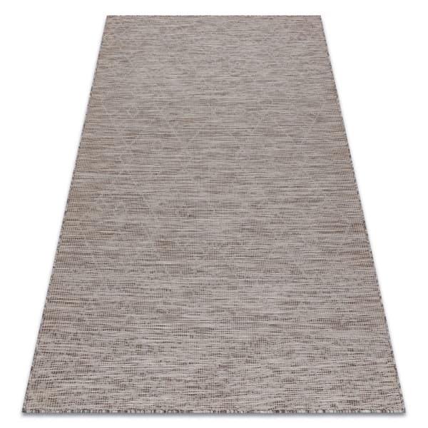 Sisaltæppe SISAL flatbed PATIO 3077 Boho - naturlig, beige, 136x190 cm