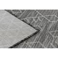 Miniatyrbillede 3 af 5: Sisaltæppe SISAL flatbed PATIO 3077 Boho - sort, 155x220 cm