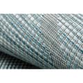 Miniatyrbild 4 av 5: Matta SISAL PATIO 3075 Ruter Platta vävda - aqua blå , 117x170 cm