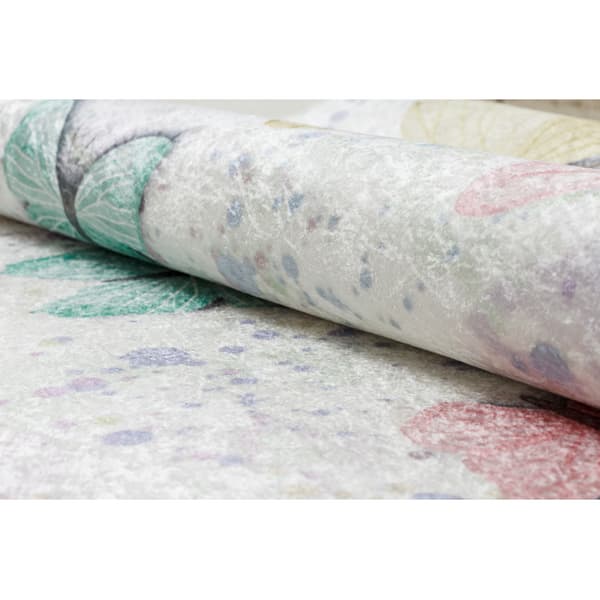 BAMBINO 1610 matto Perhosia lapsille liukumaton - kerma, 120x170 cm