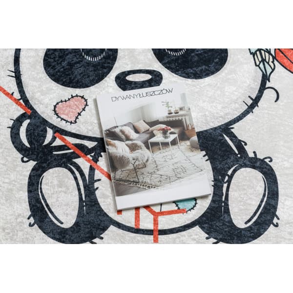 BAMBINO 1129 matto panda lapsille liukumaton - kerma, 80x150 cm