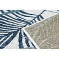 Miniatyrbillede 3 af 5: Tæppe, løber SISAL COOPER Blade 22258 ecru / mørkeblå, 70x250 cm