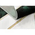 Miniatyrbild 4 av 5: Exklusiv EMERALD Matta 1015 glamour, snygg marble, geometrisk flaska grön / guld, 240x330 cm