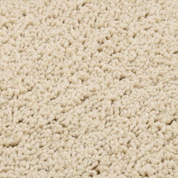 vidaXL Flossteppe kremhvit 200x290 cm sklisikkert