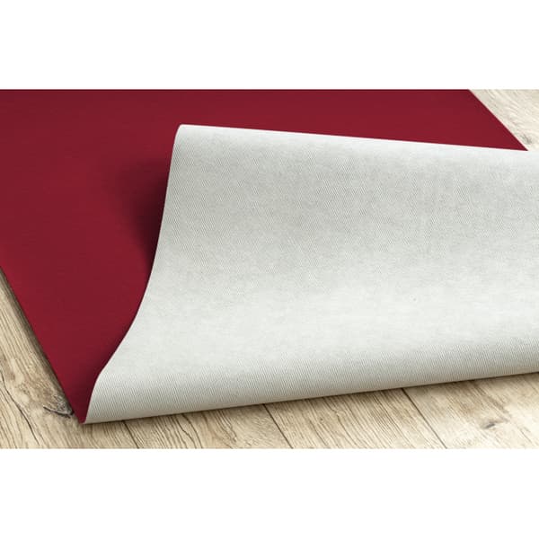Tæppe RUMBA 1375 enkelt kirsebær farve, 200x600 cm
