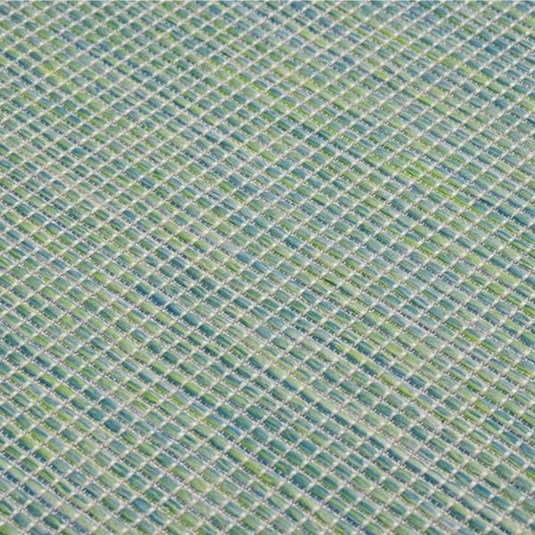 vidaXL fladvævet udendørstæppe 80x150 cm turkis