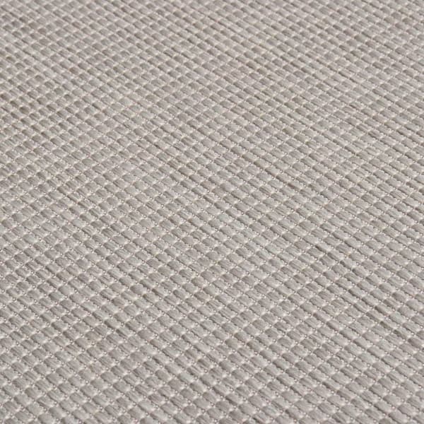 vidaXL Utendørs flatvevd teppe 80x250 cm gråbrun