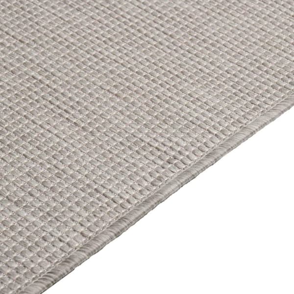 vidaXL Ulkomatto Flatweave 80x150 cm harmaanruskea
