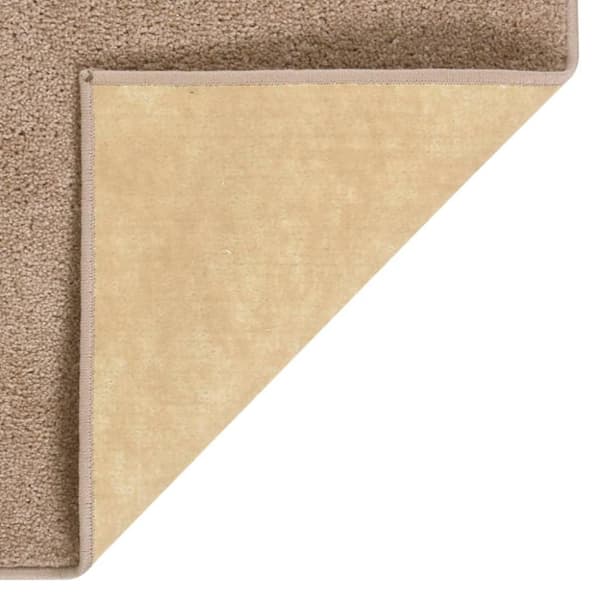 vidaXL Teppe med kort luv 160x230 cm brun