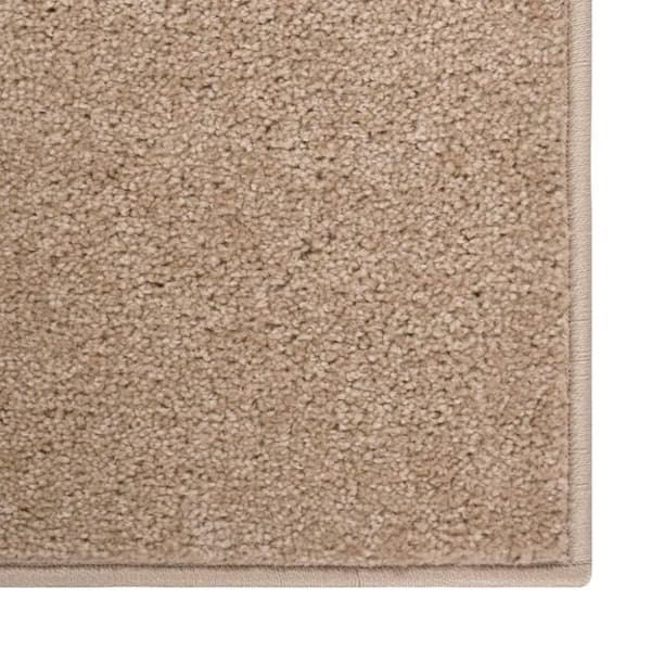 vidaXL Teppe med kort luv 160x230 cm brun