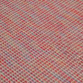 Miniatyrbilde 5 av 7: vidaXL Utendørs flatvevd teppe 100x200 cm rød