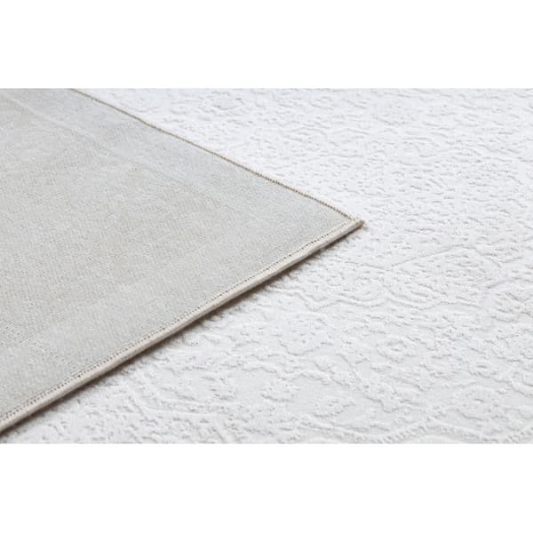 Matta ACRYLIC PALACIO 1356 ROSETT ivory / vit, 80x150 cm