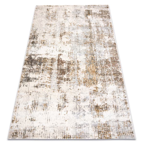 Matta ACRYLIC ELITRA 6202 Abstraktion vintage elfenben / gul , 160x230 cm