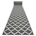Pikkukuva 1 / 5: Matto BCF MORAD Trelis Marokkolainen apila harmaa / kerma 80 cm, 80x930 cm