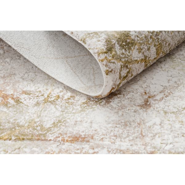 Matta ACRYLIC VALS 0073 Marble beige / copper , 70x140 cm