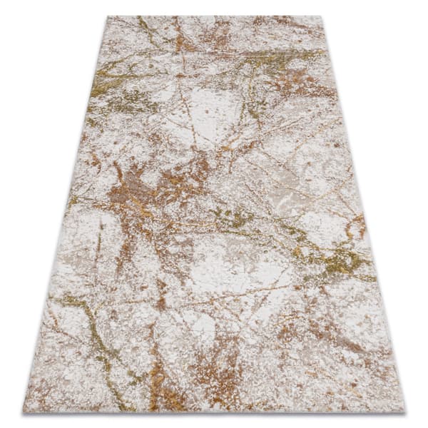 Matta ACRYLIC VALS 0073 Marble beige / copper , 70x140 cm
