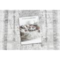Miniatyrbild 2 av 5: Matta ACRYLIC VALS 8801 Ram ornament ivory / grå, 100x200 cm