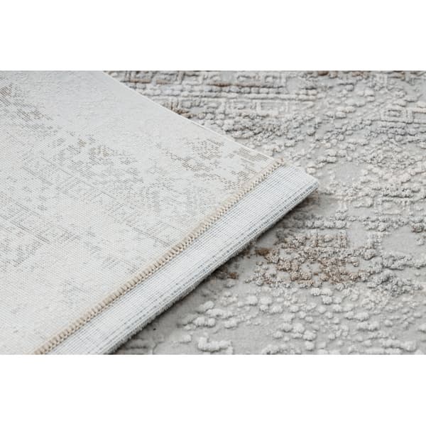 Matta ACRYLIC VALS 050 Vintage beige / grå, 70x140 cm