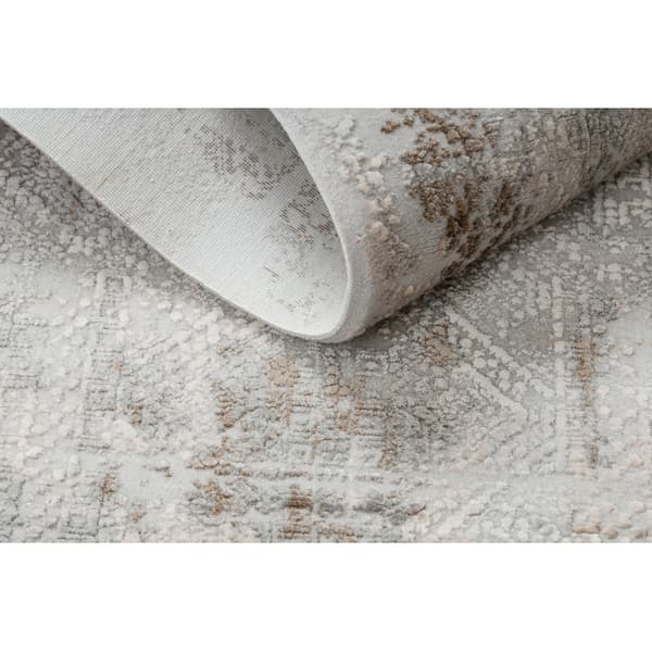Matta ACRYLIC VALS 050 Vintage beige / grå, 70x140 cm