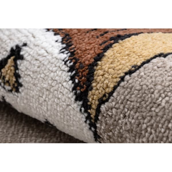Matto FUN Forester lapsille, eläimet, metsä beige, 140x190 cm