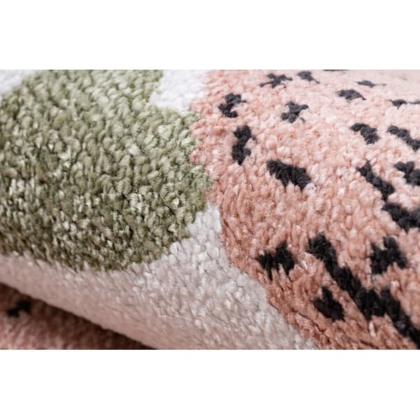 Matto FUN Flami lapsille, flamingos kerma, 120x170 cm