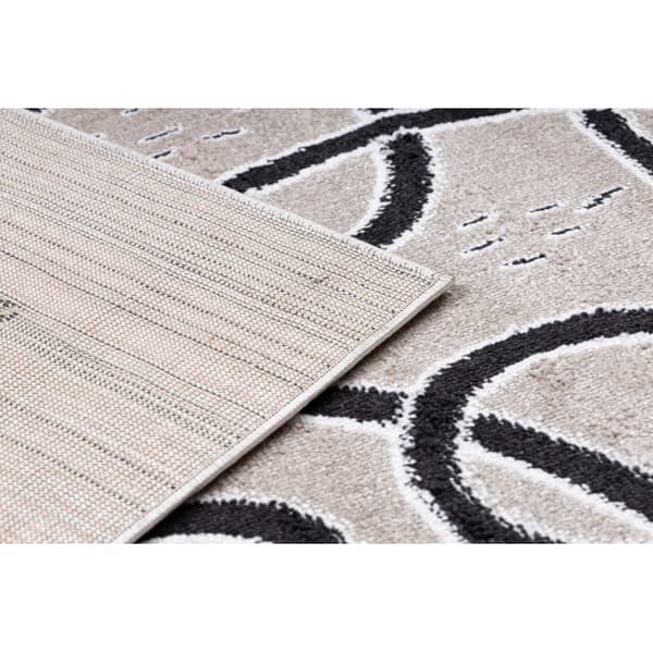Matta FUN Game för barn, vilt, lamadjur beige, 120x170 cm