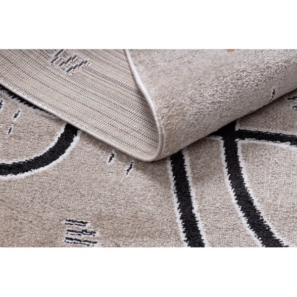 Matta FUN Game för barn, vilt, lamadjur beige, 120x170 cm