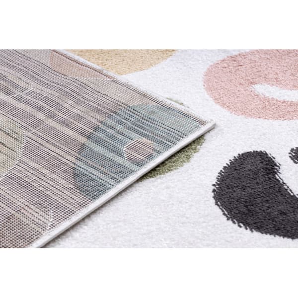 Matto FUN Spots lapsille, täplät kerma, 180x270 cm