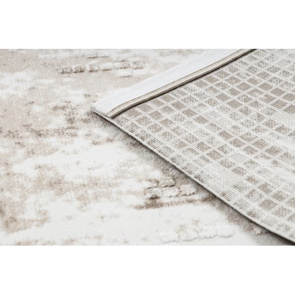 Tæppe ACRYL VALS 8376 Geometriske 3D brun / beige, 120x170 cm