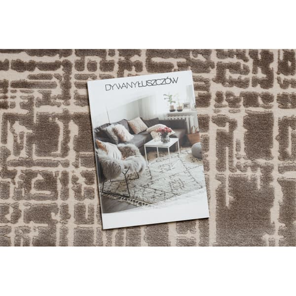 Matta ACRYLIC VALS 3236 Abstraktion beige, 70x140 cm