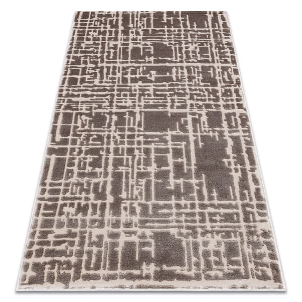 Matta ACRYLIC VALS 3236 Abstraktion beige, 70x140 cm