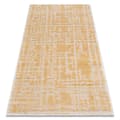 Miniatyrbild 1 av 5: Matta ACRYLIC VALS 3236 Abstraktion gul / beige, 70x140 cm