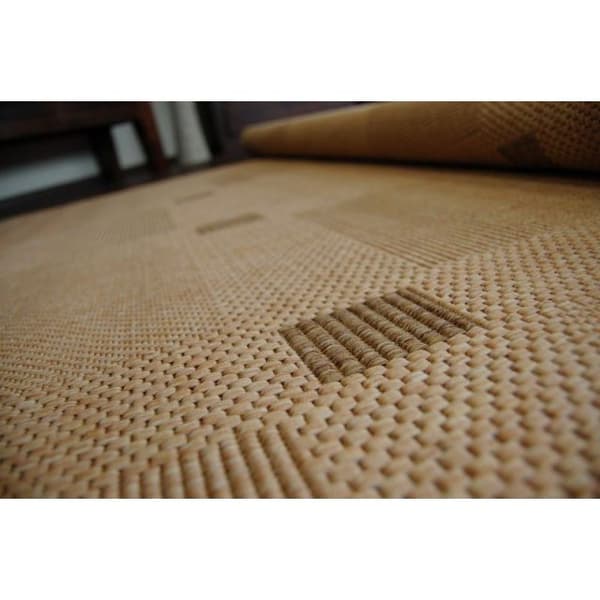 Sisaltæppe SISAL FLOORLUX 20079 men / coffee, 60x110 cm