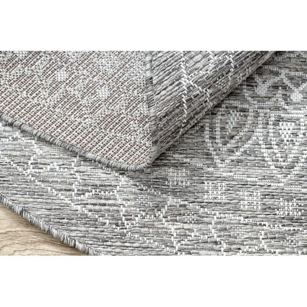 Matta SISAL LOFT 21207 Rosette BOHO cirkel ivory/silver/taupe, cirkel 160 cm