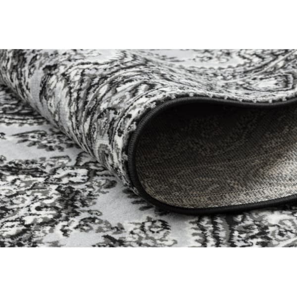 Fortovet BCF MORAD Wiosna roset grå 60 cm, 60x1300 cm
