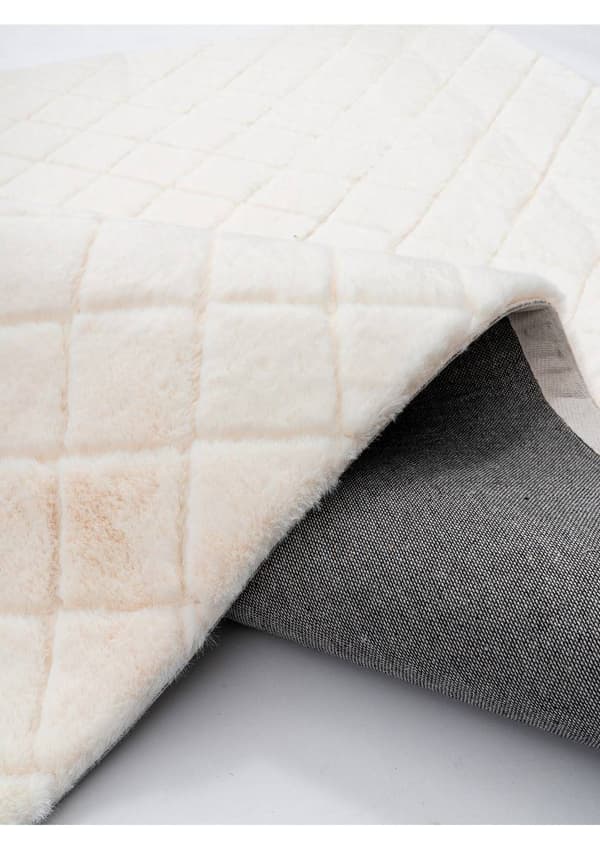 Rabbit Cloud Beige Rund Ryamatta