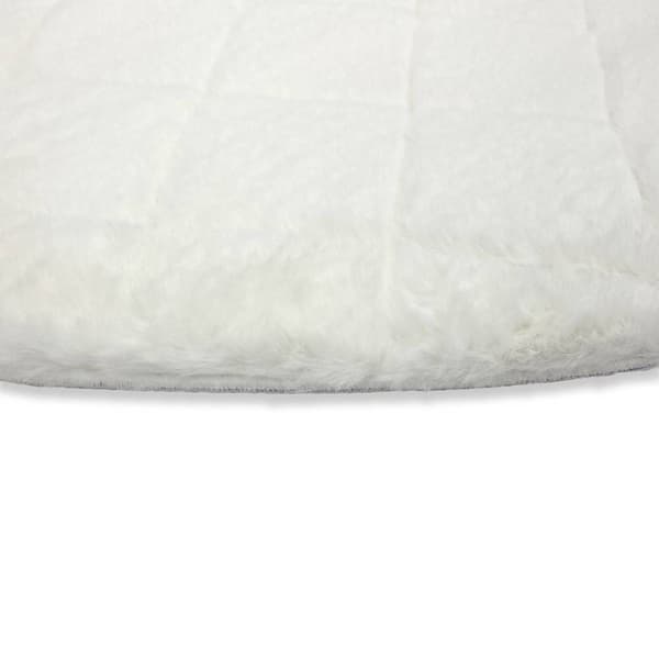 Rabbit Cloud Vit Rund Ryamatta