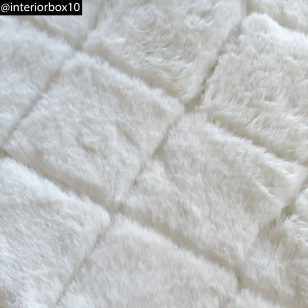 Rabbit Cloud Vit Rund Ryamatta