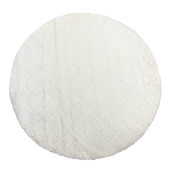 Rabbit Cloud Vit Rund Ryamatta Vit Rund 200 cm